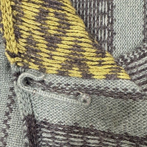 SWEATER CARDIGAN WOOL WOMEN XL J Jill Aztec design - Lovely  HAS SWEATER PIN - Picture 3 of 8